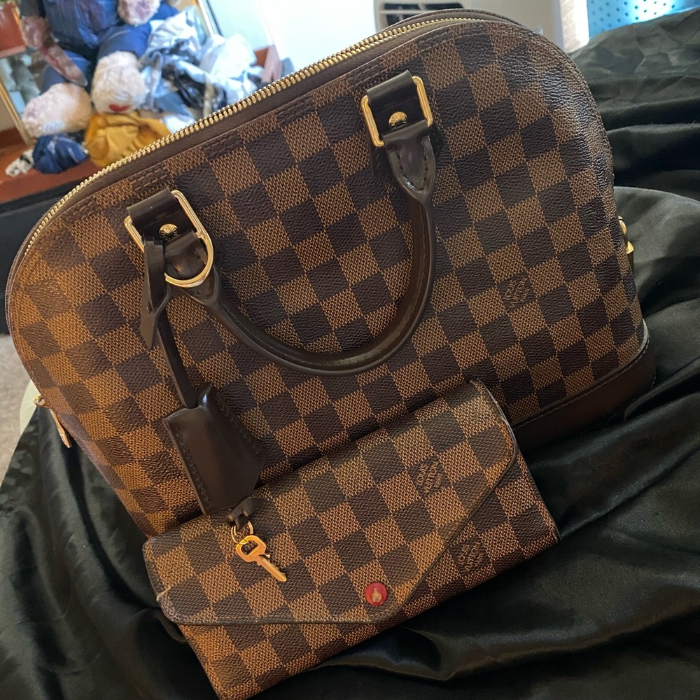 Louis Vuitton Alma Bag and wallet